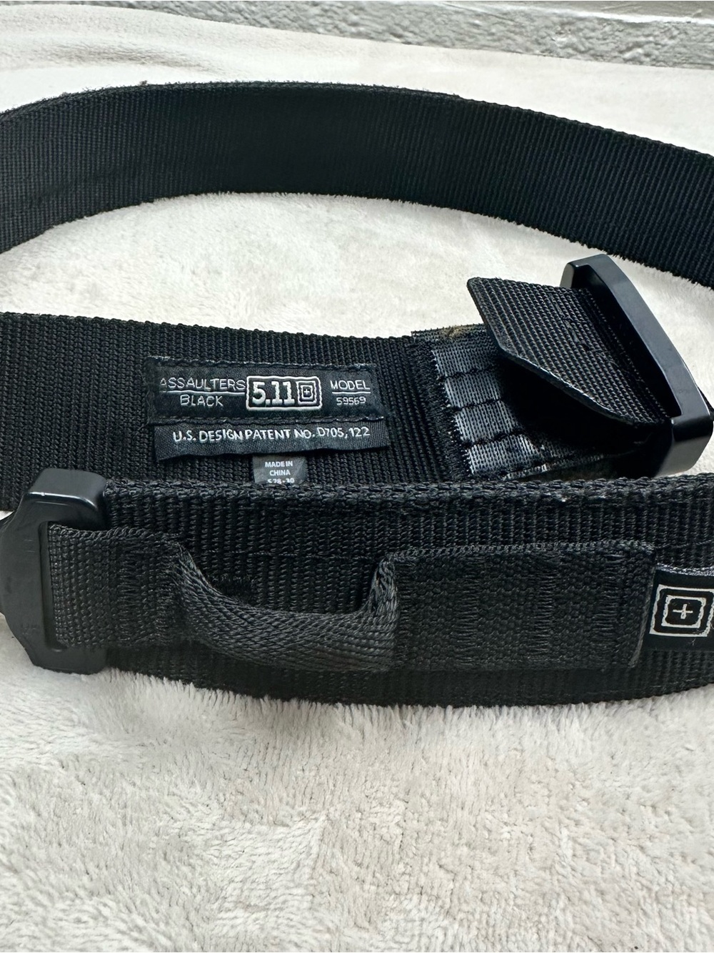 5.11 Tactical Maverick Assaulters Belt Black S 28-30 Cobra Buckle 59569